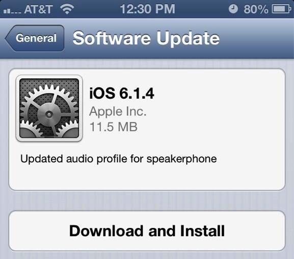 unexpectedly, released a new version of iOS this morning. The update 